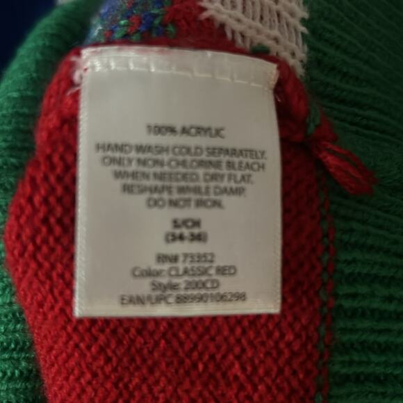 Jolly Sweaters Ugly Christmas Drinking Reindeer Sweater S Holiday Cozy Casual - Picture 12 of 12